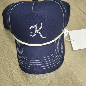 Ost Navy Cap with White Embroidery